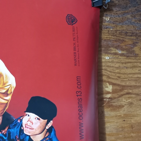 Ocean's 13 - 2007 - original 27x40 ADV movie poster - BRAD PITT, GEORGE CLOONEY - Picture 4 of 7